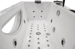 WANNA SPA Z HYDROMASAŻEM JACUZZI AQUAPEUTIC AQ-107 PLUS, 1-osobowa 180x91x60 cm prawa