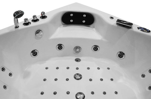 Wanna z hydromasażem narożna SPA AQ-1004 Turbo  2-osobowa, 152x152x56 cm