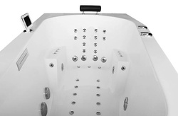 WANNA SPA Z HYDROMASAŻEM ASYMETRYCZNA AQUAPEUTIC AQ-07A, 1-osobowa 170x100x70 cm