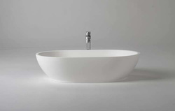 Umywalka Ravon Modern nablatowa 53,5 x 34 x 13 cm, biały połysk