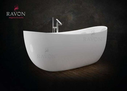 WANNA WOLNOSTOJĄCA RAVON AMBIENTE KOMPOZYT QUALTEC, BIAŁY POŁYSK