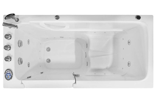 WANNA Z HYDROMASAŻEM AQUAPEUTIC dla niepełnosprawnych AQ-503, 1-osobowa, 152 x 75 x 108 cm