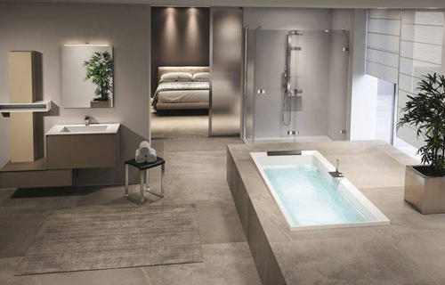 Wanna do zabudowy Novellini Divina 180x100, biały połysk