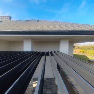 WYPRZEDAŻ!!! Pergola Ogrodowa Gray 3x3 Zestaw LED, Rolety