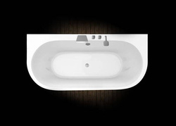 Wanna przyścienna Ravon Sensual Wall, z masażem i chromoterapią, bikolor