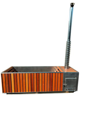 Wanna ogrodowa / zewnętrzna RavonSpa Stal Nierdzewna 2325 x 940