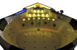 WANNA SPA Z HYDROMASAŻEM JACUZZI AQUAPEUTIC AQ-1678, 2-osobowa 150x150x62 cm