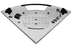 Wanna z hydromasażem narożna SPA AQ-1004 Turbo  2-osobowa, 152x152x56 cm