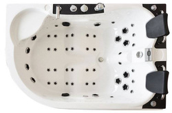 WANNA SPA Z HYDROMASAŻEM JACUZZI AQUAPEUTIC 162, 180x122x59 cm, prawa