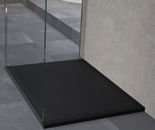 Brodzik Novellinii Novosolid 80x80x3,5 cm, czarny mat