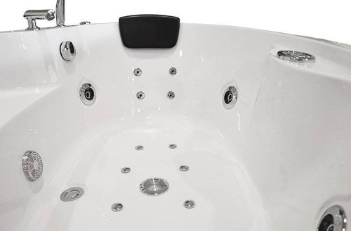 WANNA Z HYDROMASAŻEM NAROŻNA JACUZZI AQUAPEUTIC AQ-636, 2-osobowa 135x135x60 cm