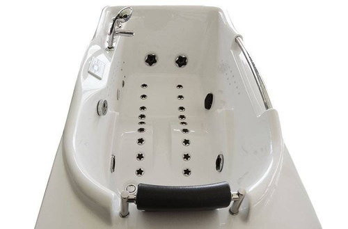 WANNA SPA Z HYDROMASAŻEM JACUZZI AQUAPEUTIC 1050, 1-osobowa 174x88x70 cm, lewa