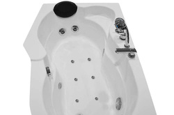 WANNA SPA Z HYDROMASAŻEM JACUZZI AQUAPEUTIC AQ-207, 1-osobowa 150x92 cm lewa