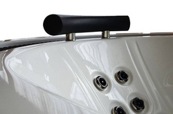 WANNA SPA Z HYDROMASAŻEM JACUZZI AQUAPEUTIC 183 206x134x64 cm, OBUDOWA CZEKOLADOWA