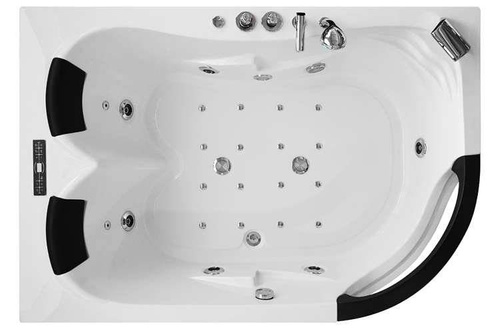 WANNA SPA Z HYDROMASAŻEM JACUZZI AQUAPEUTIC AQ-1665 PRESTIGE, 2-osobowa, 180x120x63 cm, lewa