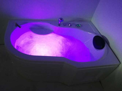 WANNA SPA Z HYDROMASAŻEM JACUZZI AQUAPEUTIC AQ-207, 1-osobowa 150x92 cm lewa