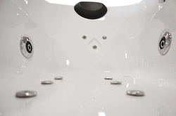 WANNA SPA Z HYDROMASAŻEM JACUZZI AQUAPEUTIC AQ-207, 1-osobowa 150x92 cm lewa