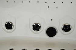 WANNA SPA Z HYDROMASAŻEM JACUZZI AQUAPEUTIC 183 208x135x67cm, bez obudowy