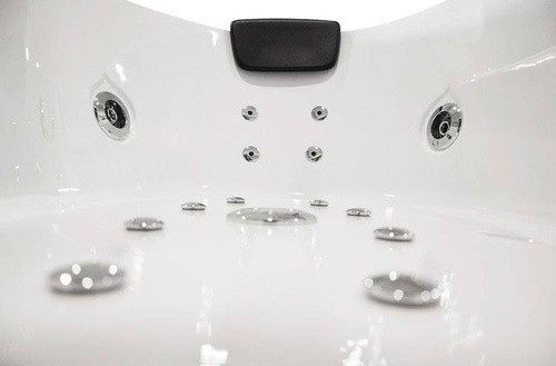 WANNA Z HYDROMASAŻEM NAROŻNA JACUZZI AQUAPEUTIC AQ-636, 2-osobowa 135x135x60 cm