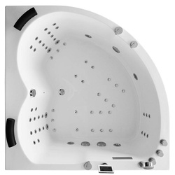 WANNA SPA Z HYDROMASAŻEM JACUZZI AQUAPEUTIC AQ-0031A, 2-osobowa 140x140x70 cm
