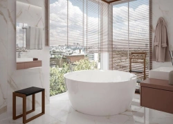 OKRĄGŁA WANNA Z HYDROMASAŻEM ISENSI OKRĄGŁA 150 MONOLIT SYSTEM PLATINIUM