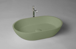 Umywalka nablatowa Ravon Space z korkiem klik-klak 54,5 x 35 x 14 cm, kolor mat