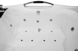 WANNA SPA Z HYDROMASAŻEM JACUZZI AQUAPEUTIC AQ-197 2-osobowa NERO 180x120x59cm