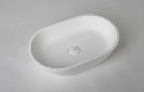 Umywalka Ravon Modern nablatowa 53,5 x 34 x 13 cm, biały połysk