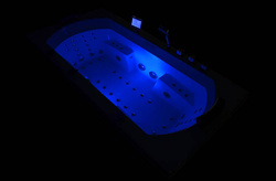 WANNA SPA Z HYDROMASAŻEM JACUZZI AQUAPEUTIC 0011A, 2-osobowa 180x90x70 cm 