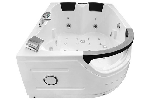 WANNA SPA Z HYDROMASAŻEM JACUZZI AQUAPEUTIC AQ-1665 PLUS, 2-osobowa, 180x120x63 cm, prawa