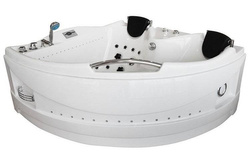 WANNA SPA Z HYDROMASAŻEM JACUZZI AQUAPEUTIC 186, narożna 2-osobowa, 152 x 152 x 71 cm