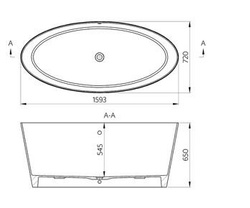 MARMITE VANJA połysk 159,3x72x65