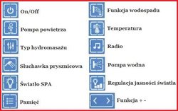 WANNA SPA Z HYDROMASAŻEM JACUZZI AQUAPEUTIC 04A 2-osobowa 170x120x70cm, prawa