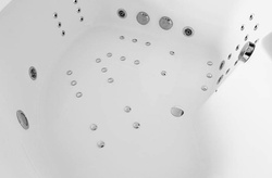 WANNA SPA Z HYDROMASAŻEM JACUZZI AQUAPEUTIC AQ-0031A, 2-osobowa 140x140x70 cm