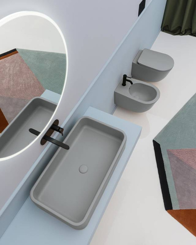 Misa wisząca WC z deską wolnoopadającą Axa EVA, biały połysk