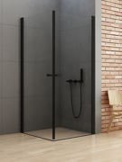 Kabina prysznicowa prostokątna New Soleo Black 80x80x195