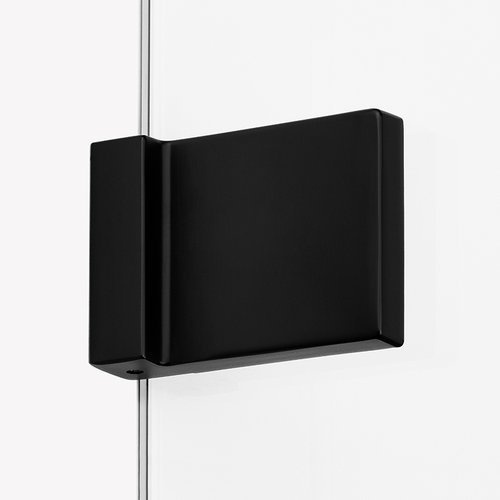 Kabina prysznicowa z drzwiami uchylnymi Avexa Black 80x90x200 cm, strona prawa lub lewa, czarny mat