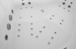 WANNA SPA Z HYDROMASAŻEM JACUZZI AQUAPEUTIC AQ-0031A, 2-osobowa 140x140x70 cm