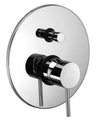 Kompletny zestaw prysznicowy podtynkowy z baterią 2 -drożną, manualną Light z głowicą 30 cm, chrom