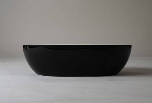 Umywalka Ravon Space nablatowa 54,5x35x14 cm, bikolor personal, mat/połysk z korkiem w kolorze