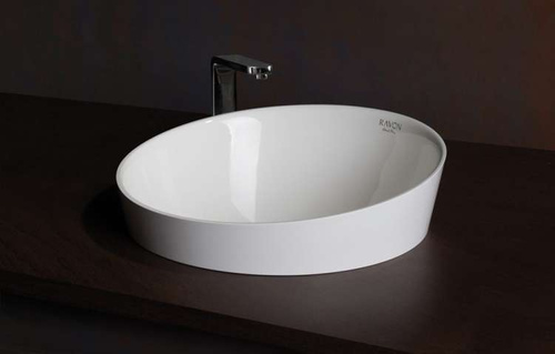 Umywalka wpuszczana w blat Ravon Saxo średnica 47 cm, bikolor personal