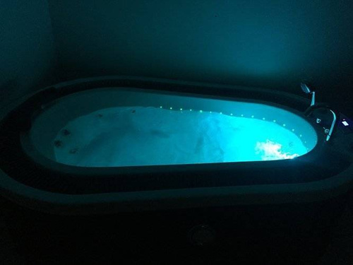 WANNA SPA Z HYDROMASAŻEM JACUZZI AQUAPEUTIC 183 206x134x64 cm, OBUDOWA GRAFITOWA