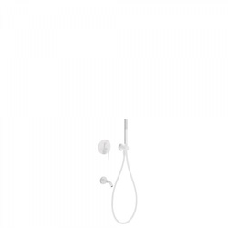 Kompletny system wannowy podtynkowy Study Exclusive, biały mat 