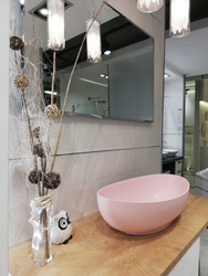 Umywalka Ravon Tulipano 62x33,5x17 cm, kolor z palety RAL/NCS