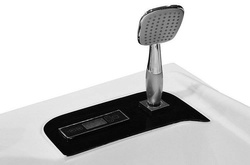 WANNA SPA Z HYDROMASAŻEM JACUZZI AQUAPEUTIC AQ-197 2-osobowa NERO 180x120x59cm