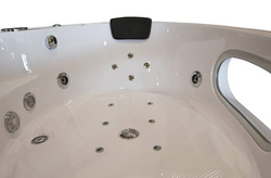 WANNA SPA Z HYDROMASAŻEM JACUZZI AQUAPEUTIC AQ-1638, 2-osobowa 150x150x55,5 cm