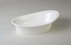 Umywalka Ravon Euphoria nablatowa 60x38x19 cm, biały połysk