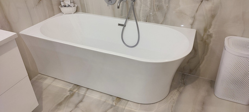 WANNA WOLNOSTOJĄCA SIRENA WALL 170X78X60, strona lewa