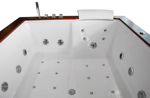 WANNA SPA Z HYDROMASAŻEM AQUAPEUTIC AQ-1666, Turbo 2-osobowa, 150x180x67 cm, bez obudowy