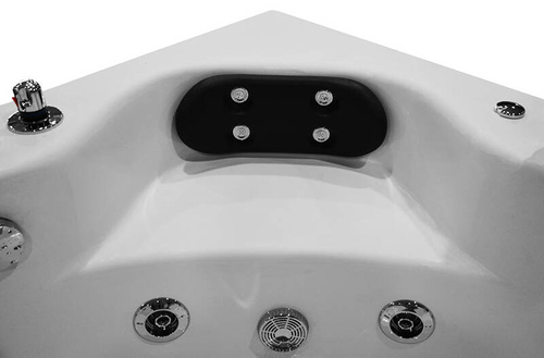 Wanna z hydromasażem narożna SPA AQ-1004 Turbo  2-osobowa, 152x152x56 cm